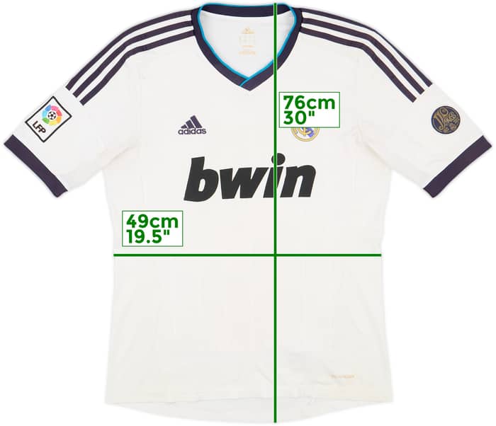 2012-13 Real Madrid Home Shirt - 4/10 - (M)