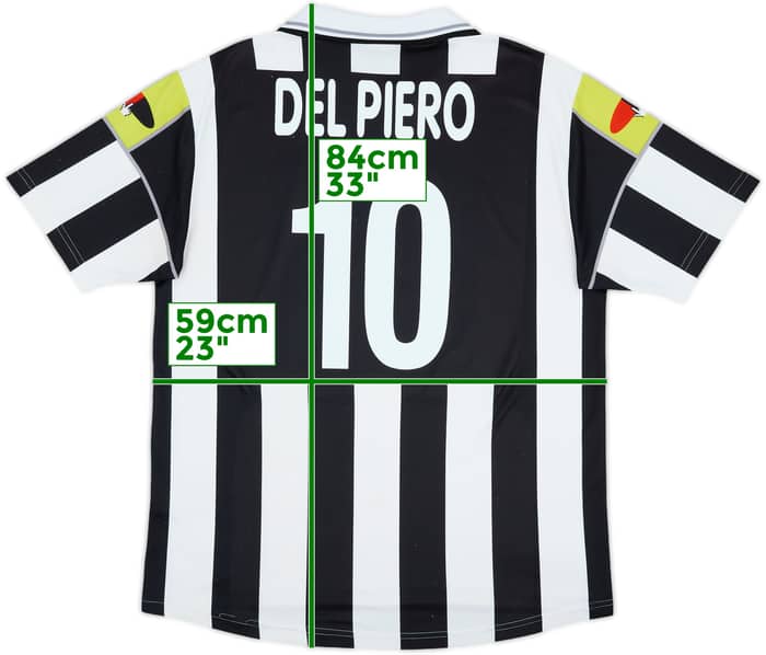2000-01 Juventus Ciaoweb Home Shirt Del Piero #10 - 6/10 - (XL)