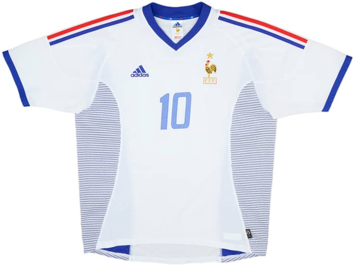 2002-04 France Away Shirt Zidane #10 - 9/10 - (L)