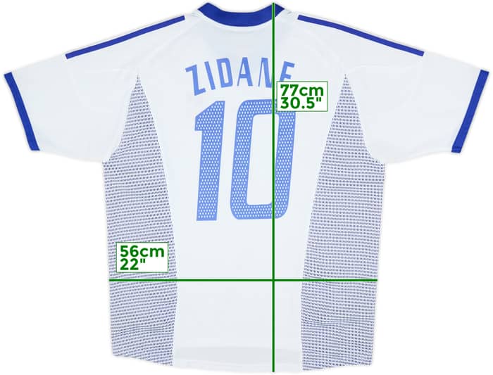 2002-04 France Away Shirt Zidane #10 - 9/10 - (L)