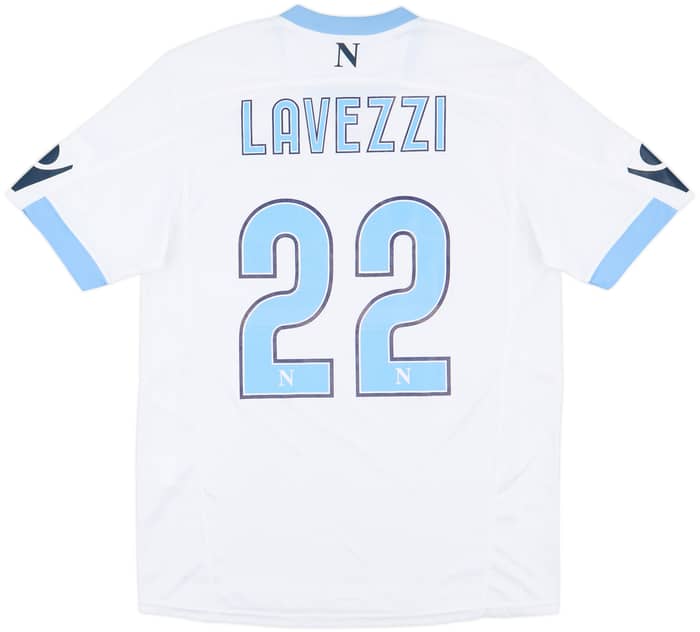 2010-11 Napoli Away Shirt Lavezzi #22 - 8/10 - (M)
