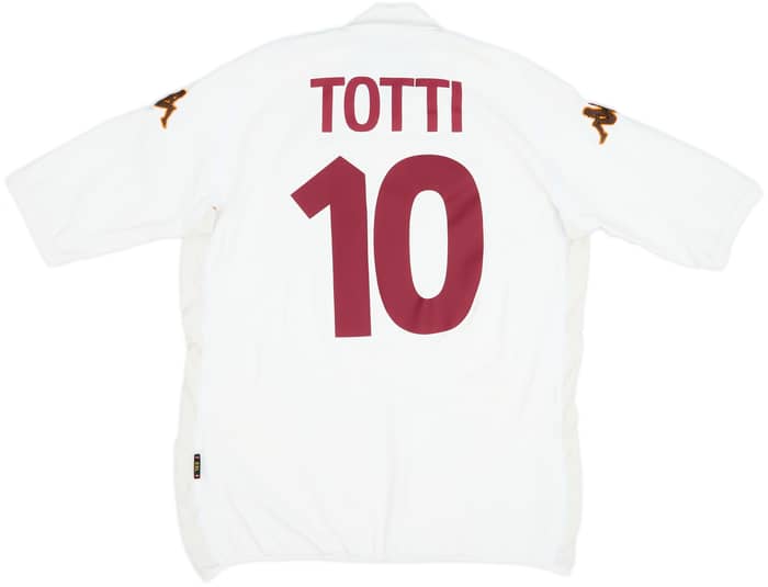 2002-03 Roma Away Shirt Totti #10 - 8/10 - (XXL)