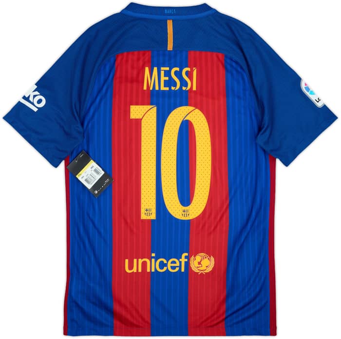 2016-17 Barcelona Home Shirt Messi #10 (S)