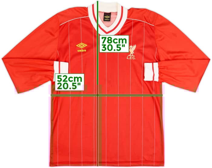 1982-85 Liverpool Home L/S Shirt - 9/10 - (L)