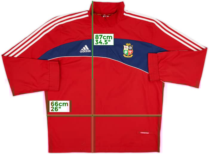 2009 British and Irish Lions adidas Formotion 1/4 Zip Drill Top - 6/10 - (XL)