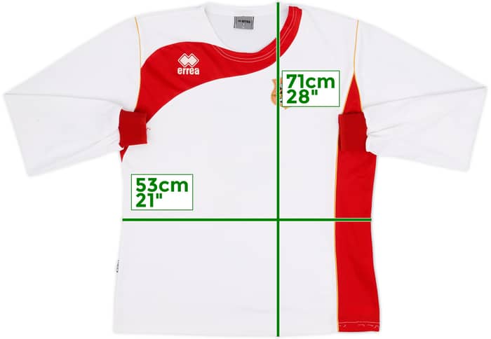 2000s Errea Template L/S Shirt #9 - 8/10 - (L)