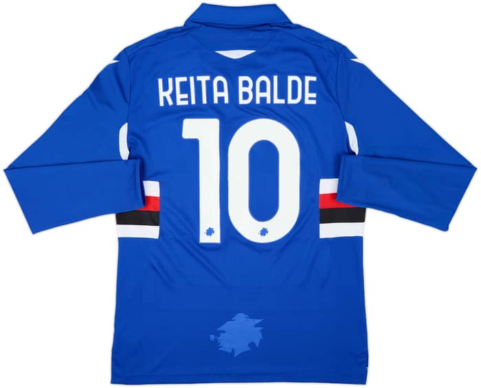 2020-21 Sampdoria Home L/S Shirt Keita Balde #10 - 8/10 - (XL)