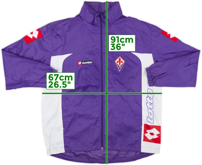 2005-06 Fiorentina Lotto Hooded Rain Coat - 8/10 - (XL)