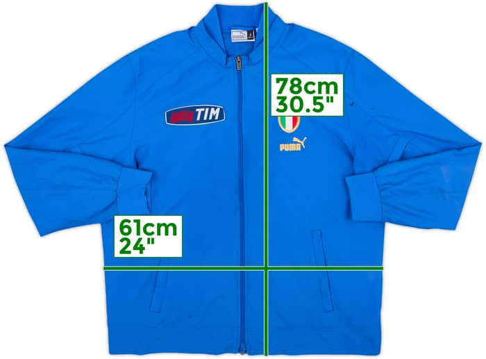 2004-06 Italy Puma Player Issue Track Jacket - 6/10 - (L)