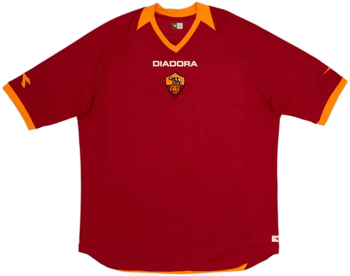 2006-07 Roma Home Shirt Aquiliani #8 - 8/10 - (XXL)