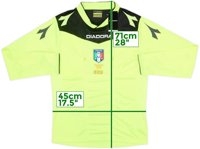 2015-16 Italy Diadora Referee L/S Shirt (XS)
