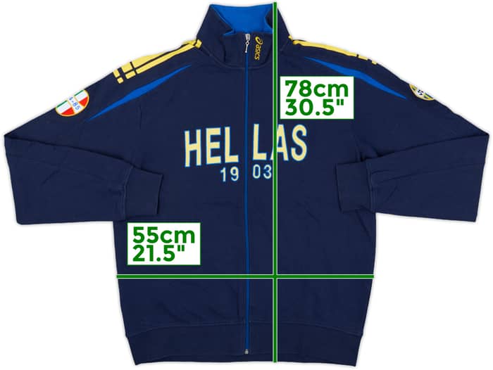 2007-08 Hellas Verona Asics Track Jacket - 9/10 - (XL)