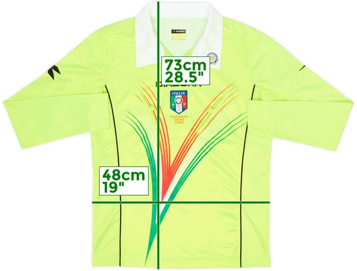 2011-12 Italy Diadora Referee L/S Shirt - 9/10 - (XS)