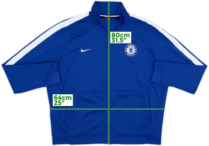 2017-18 Chelsea Nike Track Jacket - 8/10 - (XXL)