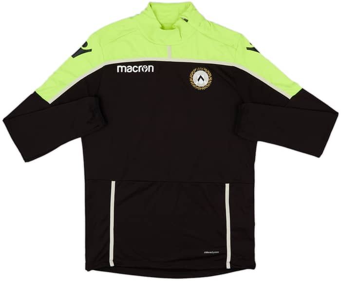 2018-19 Udinese Macron 1/4 Zip Drill Top - 5/10 - (M)