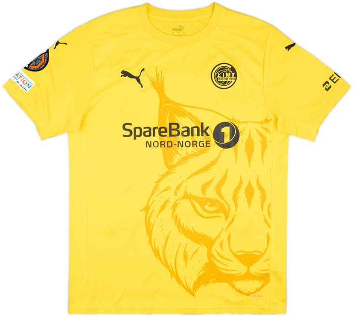 2024-25 Bodo/Glimt Match Issue Europa League Home Shirt Sjovold #20