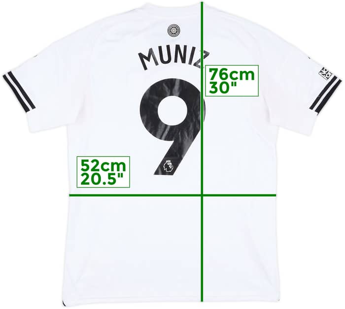 2025-26 Fulham Match Issue Home Shirt Muniz #9