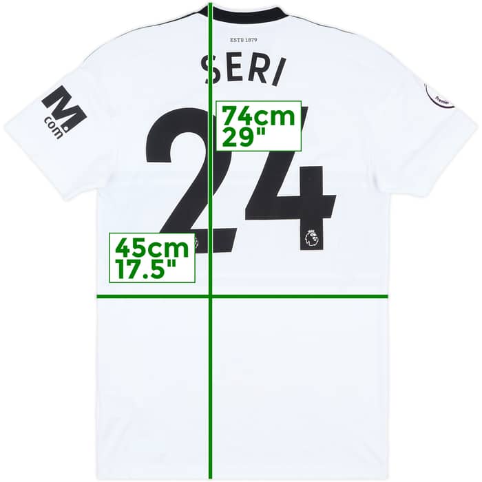 2018-19 Fulham Match Issue Home Shirt Seri #24