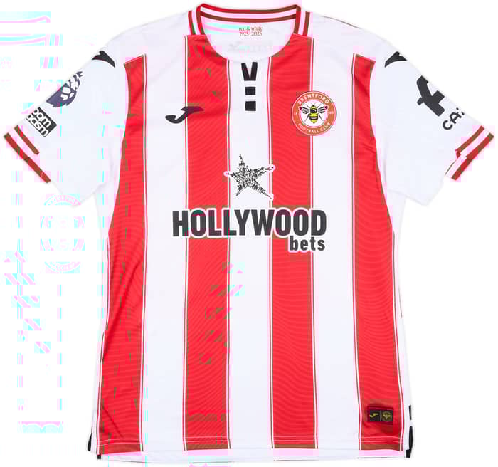 2025-26 Brentford Match Issue Home Shirt Hickey #2