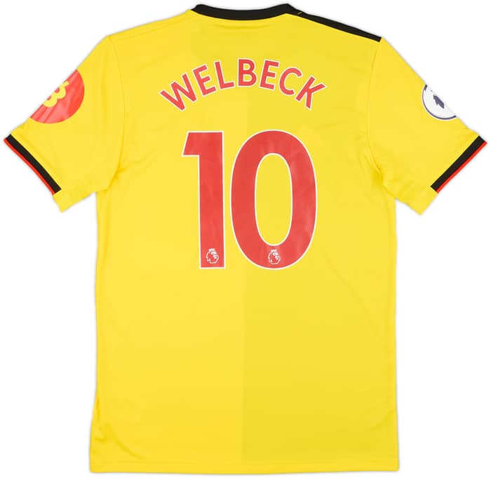 2019-20 Watford Match Issue Home Shirt Welbeck #10