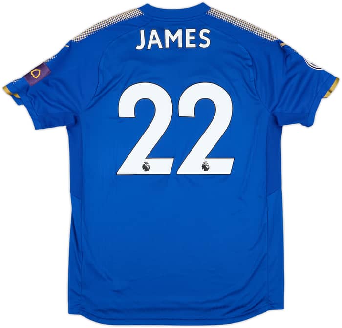 2017-18 Leicester Match Issue Home Shirt James #22