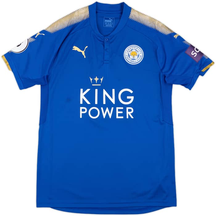 2017-18 Leicester Match Issue Home Shirt Simpson #2