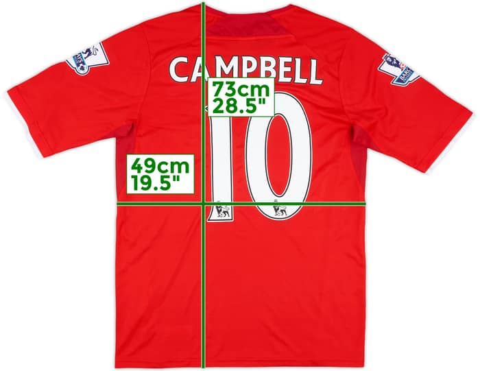2013-14 Cardiff Match Issue Home Shirt Campbell #10