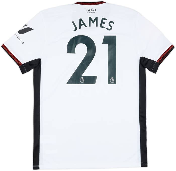 2022-23 Fulham Match Issue FA Cup Home Shirt James #21