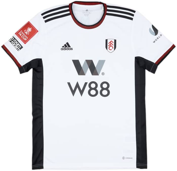 2022-23 Fulham Match Issue FA Cup Home Shirt James #21