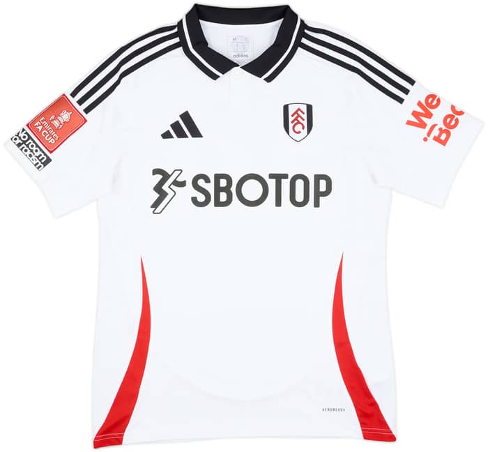 2024-25 Fulham Match Issue FA Cup Home Shirt Andreas #18