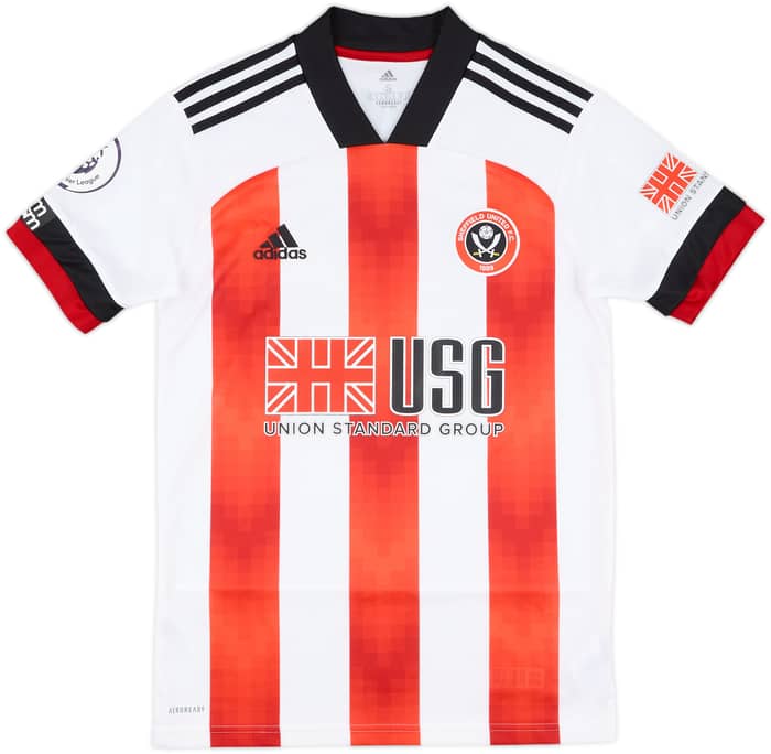 2020-21 Sheffield United Match Issue Home Shirt Norwood #16