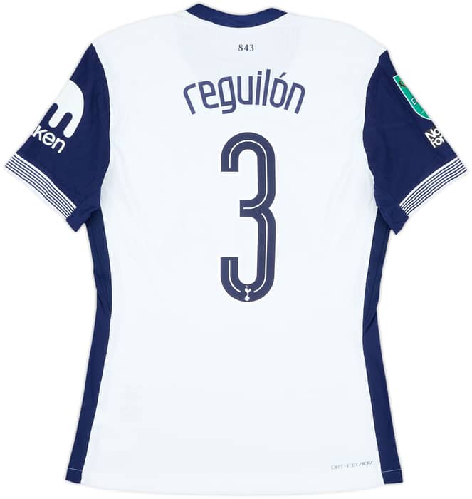 2024-25 Tottenham Match Issue Carabao Cup Home Shirt Reguilon #3
