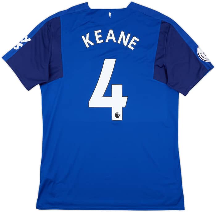 2017-18 Everton Match Issue Home Shirt Keane #4