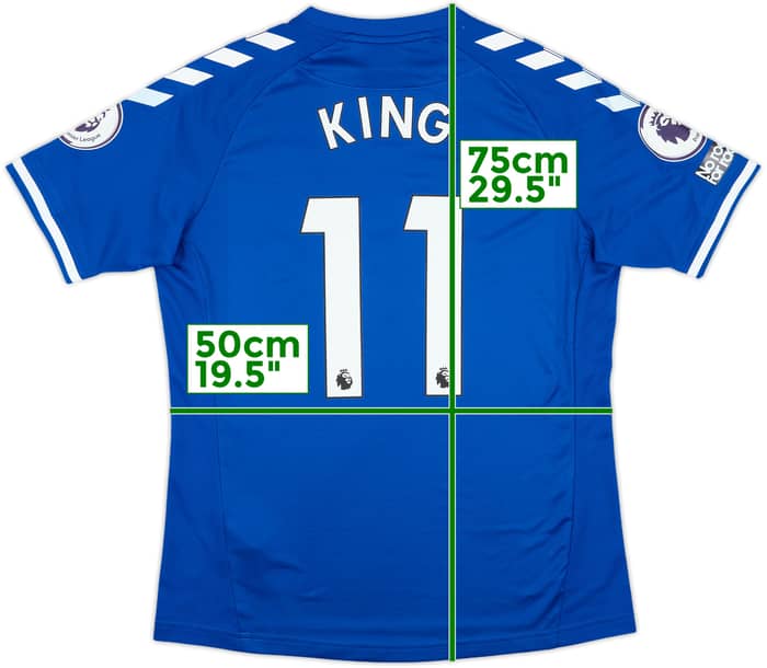 2020-21 Everton Match Issue Home Shirt King #11