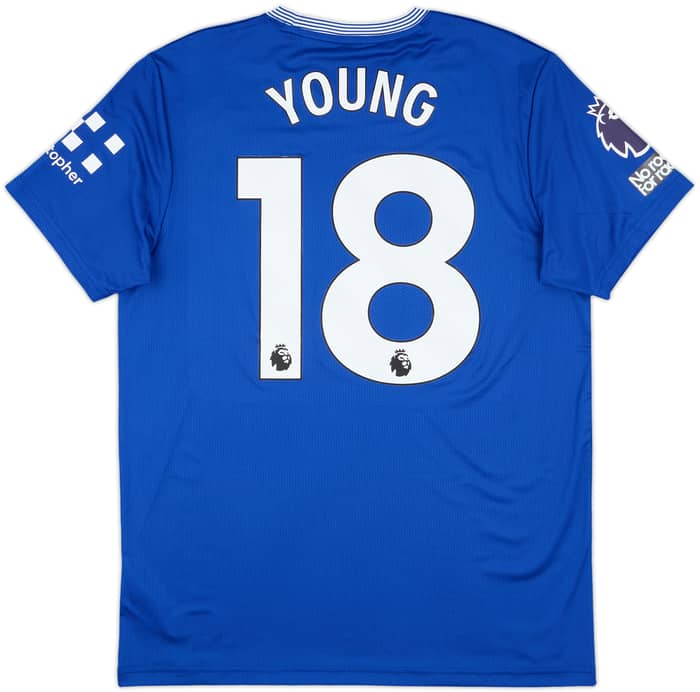 2024-25 Everton Match Issue Home Shirt Young #18