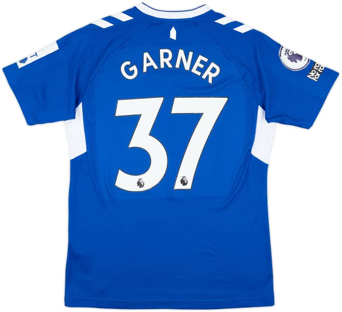 2022-23 Everton Match Issue Home Shirt Garner #37