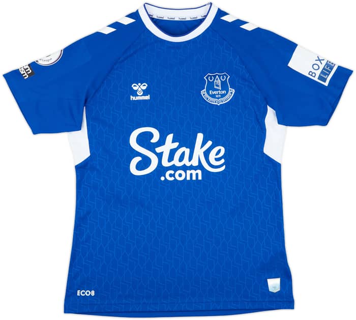 2022-23 Everton Match Issue Home Shirt Garner #37