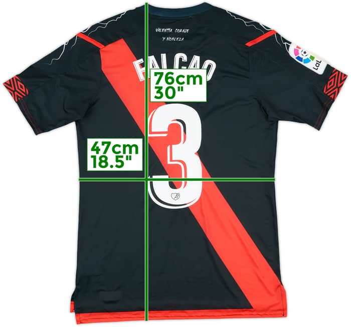 2021-22 Rayo Vallecano Match Issue Away Shirt Falcao #3