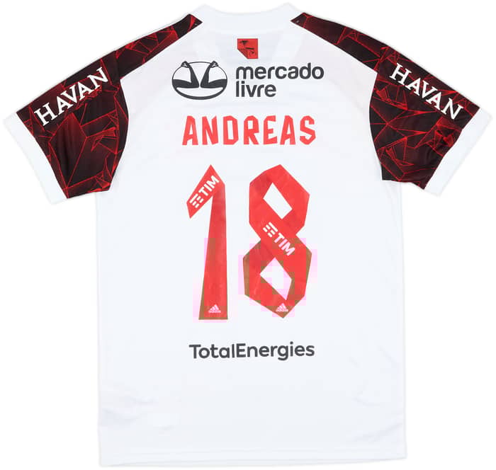 2021 Flamengo Away Shirt Andreas #18 (M)