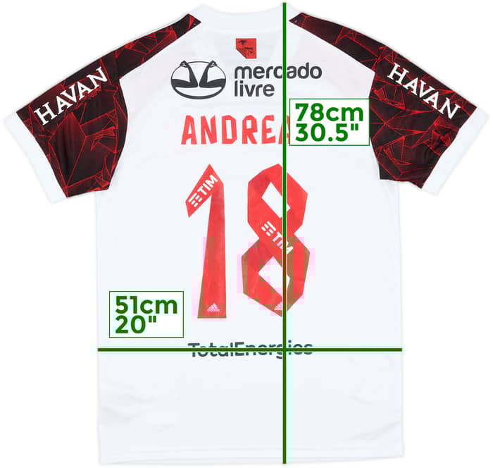 2021 Flamengo Away Shirt Andreas #18 (M)