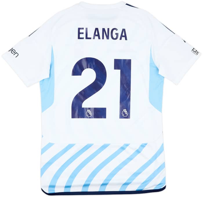 2023-24 Nottingham Forest Match Issue Away Shirt Elanga #21