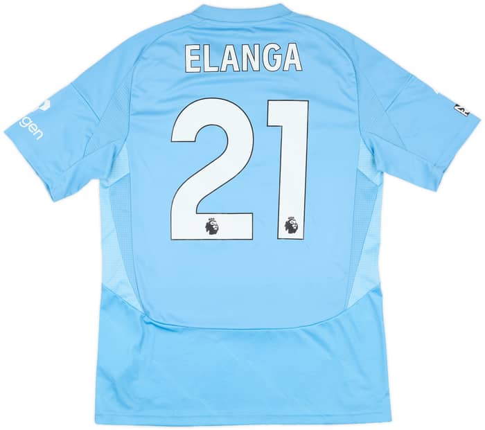 2024-25 Nottingham Forest Match Issue Third Shirt Elanga #21