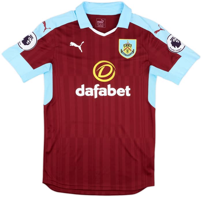 2016-17 Burnley Match Issue Home Shirt Brady #12