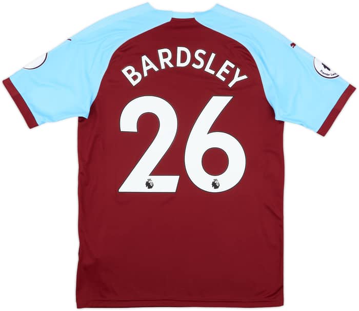 2018-19 Burnley Match Issue Home Shirt Bardsley #26