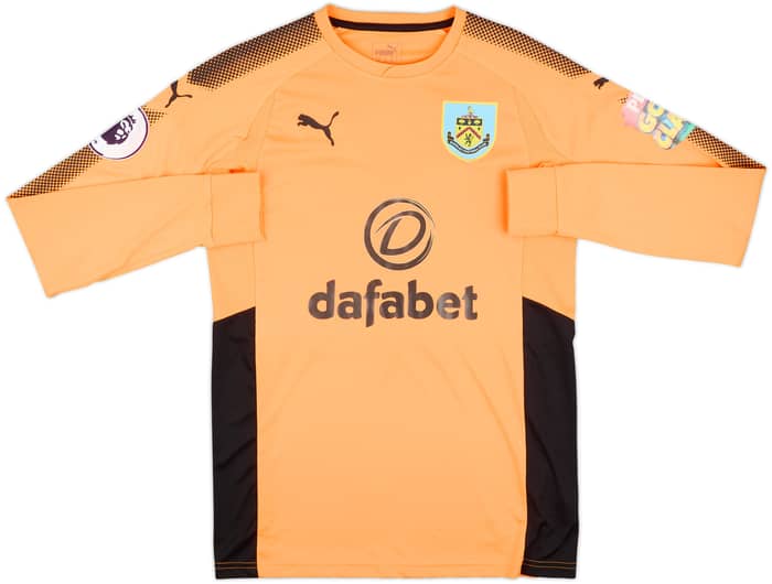 2017-18 Burnley Match Issue GK Shirt Lindegaard #22