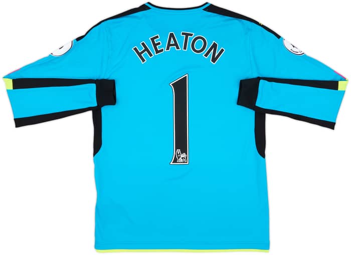 2016-17 Burnley Match Issue GK Shirt Heaton #1