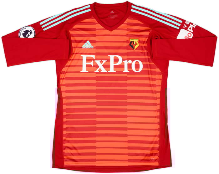 2018-19 Watford Match Issue GK Shirt Foster #26