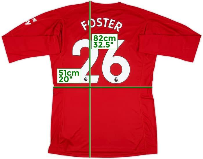 2018-19 Watford Match Issue GK Shirt Foster #26