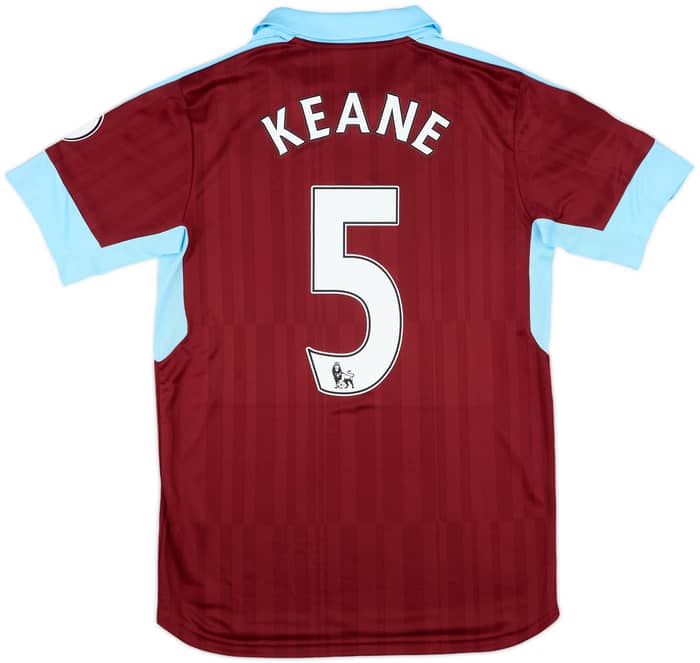 2016-17 Burnley Match Issue Home Shirt Keane #5