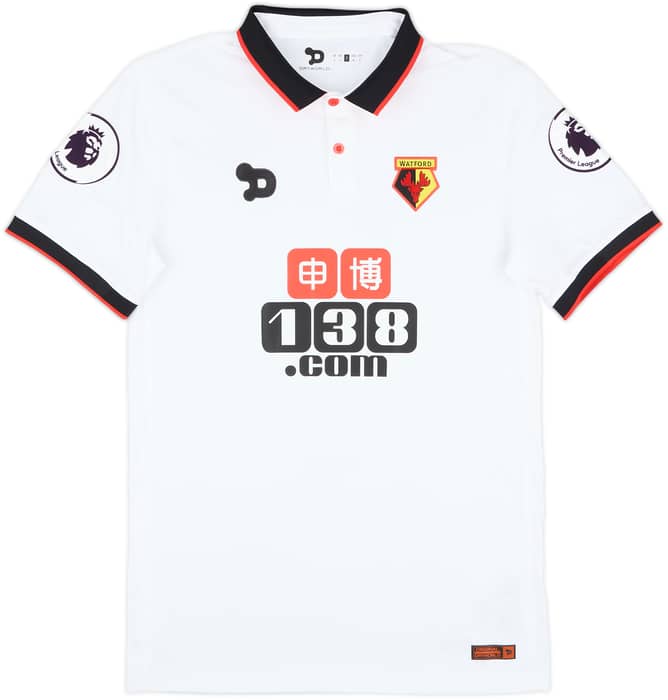 2016-17 Watford Match Issue Away Shirt Cleverley #8